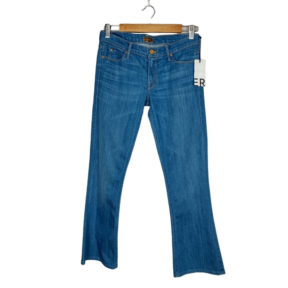 MOTHER The Crop Runway Jeans in Of Water & Dragons Size 26 - Picture 2 of 16